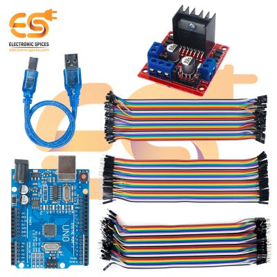 Combo of Jumper wire with L293D Motor Drive & UNO Board (123 Item)